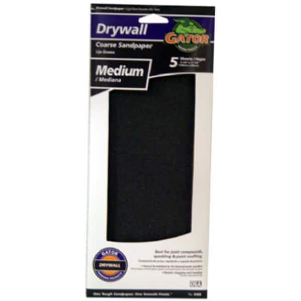 Gator Finishing 4486 4.38 in. Medium Grit Drywall Paper, PK5 839276 - main